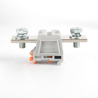 Bloc de bornes à boulons haute intensité pour montage sur rail DIN, 150 mm², pour armoire de distribution électrique, connexion par barre de cuivre, certifié CE