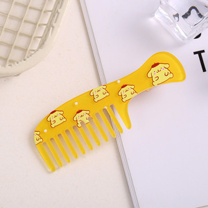 Horquillas de Plástico Hechas a Mano con Diseño de Dibujos Animados, Accesorios para el Cabello, Peine Pequeño Creativo para Manualidades, Ligero y Colorido, para Fiestas de Mujeres - Product Image 3