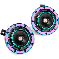 Cornes de montage de calandre Neo Chrome Super Tone Loud Blast 12V