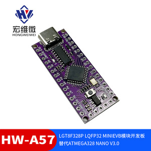 บอร์ดพัฒนา Hongwei Micro LGT8F328P LQFP32 MiniEVB สำหรับ ATMEGA328 Nano V3.0 รุ่นทดแทน - Product Image 5