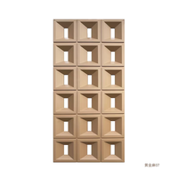 Briques creuses 3D classiques en ABS, autoclavées, à neuf grilles, légères, imperméables, résistantes au feu, pour la décoration intérieure et extérieure, multiples