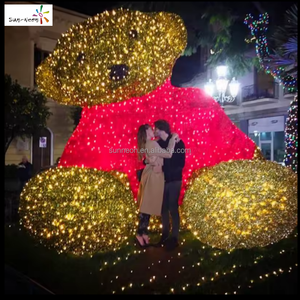 Luces decorativas para el hogar con diseño de oso LED para decoración exterior, festivales, grandes decoraciones navideñas para exteriores - Product Image 5