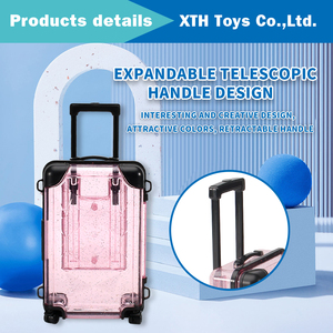 2023 dernière conception Mini valise boîte d'emballage boîte d'emballage cadeau vide de bonbons avec <span class=keywords><strong>Glister</strong></span> et avant différent - Product Image 3