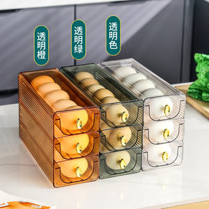 Organizador de Refrigerador con Ruedas, Apilable de 3 Niveles, Contenedor Dispensador para Refrigerador, Venta al Por Mayor - Product Image 3