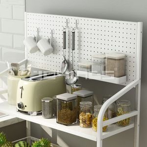 Soporte de exhibición de <span class=keywords><strong>alambre</strong></span> de metal de nuevo diseño, soporte <span class=keywords><strong>para</strong></span> cuchillos de cocina, accesorios, estante de exhibición <span class=keywords><strong>con</strong></span> corvejones y ruedas - Product Image 5