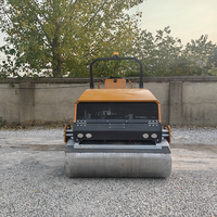 Compacteur routier Caterpillar d'occasion à double tambour vibrant de haute qualité, compacteur lourd pour projets