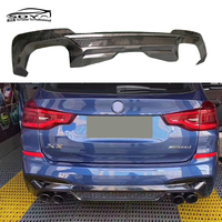 G01 X3 M Sport Diffuseur arrière en fibre de carbone de haute qualité Lèvre de pare-chocs arrière pour BMW X3 G01 G08