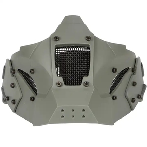 Iron Warrior Motorcycle CS Party Máscara protectora táctica de media cara <span class=keywords><strong>Adaptable</strong></span> al <span class=keywords><strong>casco</strong></span> rápido - Product Image 4