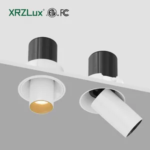 XRZLux 10W soffitto retrattile incasso pannocchia Led faretto in alluminio antiriflesso ETL Led faretti regolabile da incasso illuminazione