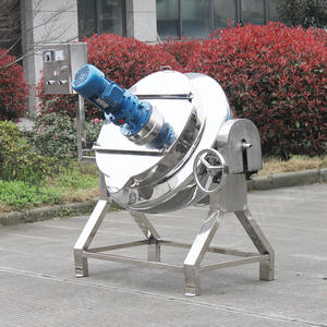 بيع بالجملة من شركة تصنيع المعدات الأصلية غاز/بخار/كهربائي مائل سكر شوكولاتة حلوى طباخ ذوبان غلاية كهربائية مائلة للتدفئة - Product Image 2