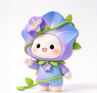 Figurine de collection OEM personnalisée en PVC et ABS, série Blind Box, personnage mignon Morning Glory, jouet artistique en vinyle, création sur mesure en usine