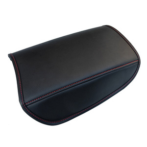 Funda de cuero para reposabrazos central para Honda CR-V 2017-2022, caja de almacenamiento con costuras rojas - Product Image 4