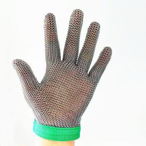 Gants en <span class=keywords><strong>maille</strong></span> à 5 doigts en acier inoxydable/Gants anti-coupures en acier inoxydable/Gants de <span class=keywords><strong>boucher</strong></span> - Product Image 3