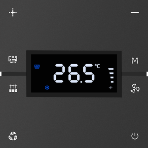 Kanontec M-series KTEX8W-M pannello di controllo della temperatura intelligente 8 tasti KNX per aria condizionata riscaldamento a pavimento aria fresca - Product Image 3