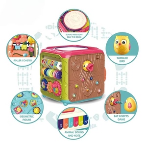 Juguete Sensorial Ecológico, Juguetes para Niñas, Cubo Interactivo para Bebés, Juego de Regalo de Juguetes Educativos Personalizados para Bebés - Product Image 4