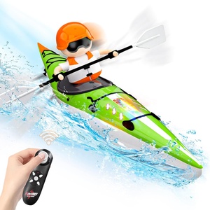 2.4GHz RC Kayak mô hình trẻ em điều khiển từ xa nước đua thuyền lái xe chế độ kép mái chèo kayak đồ chơi cho bồn tắm Hồ bơi hồ với đèn - Product Image 1