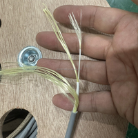 Câble à fibre optique mono 5,0 mm à double gaine, câble de dérivation interne 4,6 mm G657a2 pour les activités de livraison FTTH dans les bâtiments