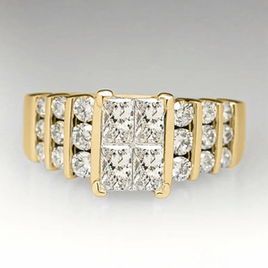 Anello dal design geometrico, gioielli da donna alla moda, gioielli da indossare ogni giorno - Product Image 6
