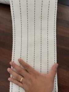 Sangle de levage en polyester blanc de 200 mm, facteur de sécurité 5:1, sangle de levage robuste, haute résistance à la traction pour la manutention des marchandises - Product Image 3