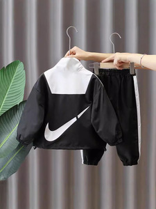 <span class=keywords><strong>Traje</strong></span> <span class=keywords><strong>de</strong></span> Primavera y Otoño para Niños, Estilo Occidental, Dos Piezas, Ropa para Bebés con Estampado <span class=keywords><strong>de</strong></span> Letras - Product Image 2