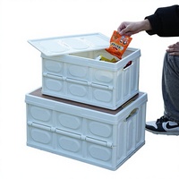 Boîte de rangement alimentaire pliable en plastique Xinyi pour pique-nique, camping, coffre de voiture, usage domestique 10L-20L