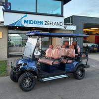 Voiturette de golf électrique tout-terrain homologuée pour la route CAMP, 6 places, batterie lithium 72V, véhicule de tourisme, buggy de golf