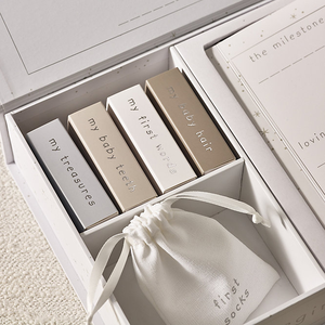 صناديق مجموعة تذكارات الزفاف المطبوعة المخصصة ODM مجموعة الطفل صناديق هدايا Mom Keepsake - Product Image 3