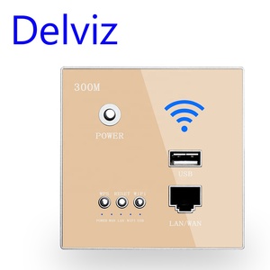 Delviz 300Mbps Wireless Wi-Fi Socket Rj45, Cable Conversion Outlet, AP Relay Smart USB Charging Port, <strong>Embedded</strong> Wall WIFI <strong>Router</strong> - Product Image 3
