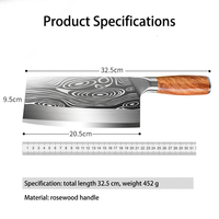 Couteau de cuisine pour femmes, lame en acier inoxydable, surface irisée, moderne