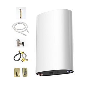 Scaldabagno Elettrico Verticale Sottile da 50L <span class=keywords><strong>con</strong></span> Doppio Serbatoio, Design Innovativo, <span class=keywords><strong>in</strong></span> Acciaio Inossidabile per Hotel - Product Image 1