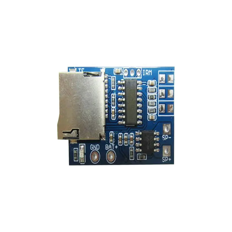 TF 카드 MP3 디코더 보드 GPD2846A 칩 2W 앰프 혼합 메모리 플레이어 모듈 3.7-5V