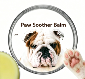 Baume Apaisant Naturel en Gros pour Chiens et Chats : Soulagement des Démangeaisons Allergiques, Hydratant pour Peaux Sèches, <span class=keywords><strong>Crème</strong></span> Réparatrice Ultime Contre les Éruptions Cutanées - Product Image 1