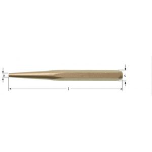 AMPCO - HB0041A Poinçon de machiniste, Aluminium Bronze - EAN 7630027455113 POINÇONS ET GOUPILLES ANTI-ÉTINCELLES - Product Image 1