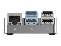 Casing Raspberry Pi 5 tanpa kipas mengurangi suhu papan hingga 20 ~ 25 °C Modul Alat Pengembangan