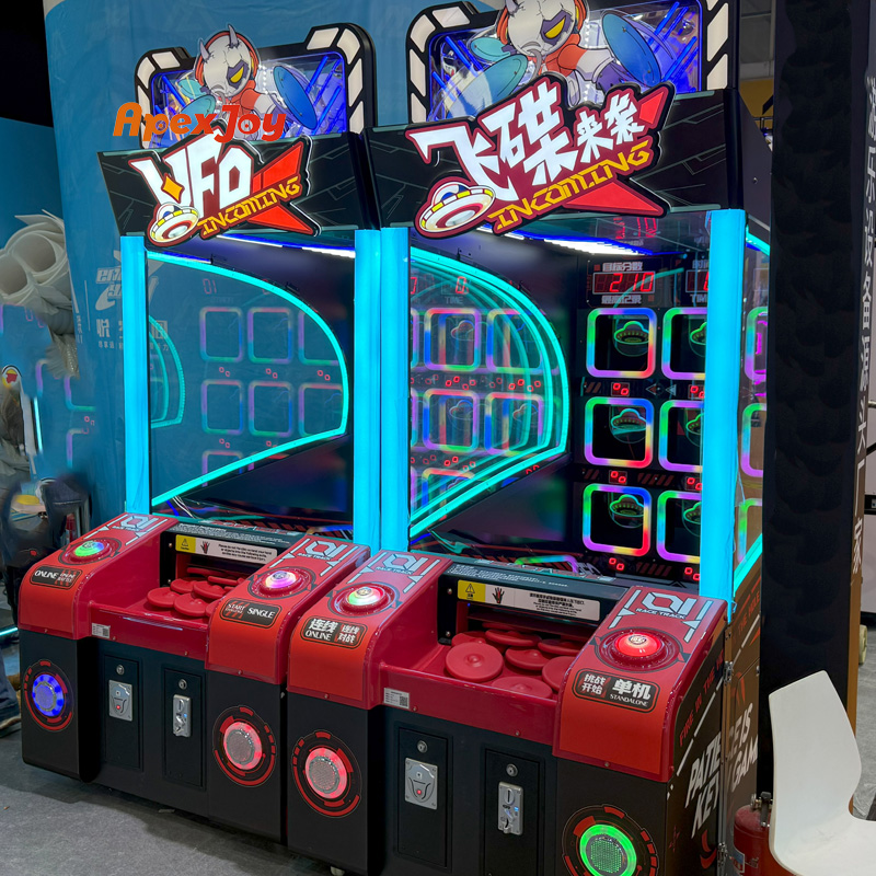 Amusement Arcade Basketball Game Machine (Metal) English Support for Commercial Arcades Providing Fast Paced Competitive Sports