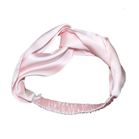 Gerine 19MM 100% Soie Naturelle Chouchou pour Cheveux Doux Accessoires Capillaires pour Femmes Bandeau de Beauté Couleur Unie Personnalisable