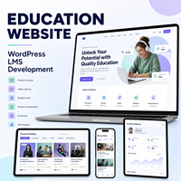 El Mejor Diseño de Sitios Web Educativos, Desarrollo de LMS para Plataformas de Aprendizaje en Línea, Gestión de Cursos Escolares, Compatible con Mac OS