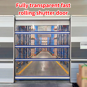 Volets roulants transparents sur mesure, porte d'isolation industrielle, cloison de protection, rideau souple en PVC, porte rapide - Product Image 1