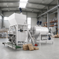 Chaîne de production de mélangeurs de rubans en gros pour adhésifs pour carrelage, enduit mural et poudre de plâtre, avec capacité personnalisée et emballage flexible