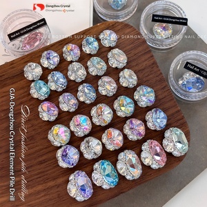 Paso Sico Strass empilables 3D ABS en forme d'œuf pour nail art, très tendance, luxe léger, haut de gamme, sans base - Product Image 4