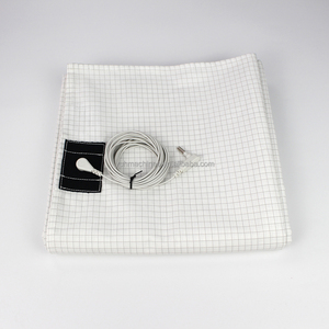 ブロックEMF接地シートキングサイズ10% シルバーファイバードロップ配送接地コード付き - Product Image 3
