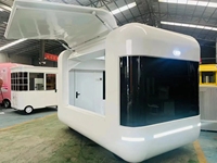 Gerobak Es Krim Kustom 2026, Trailer Makanan Cepat Saji, Van Kopi, Bar Bir, Truk Jajanan, Dijual, Laris Manis