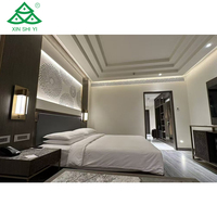 Fabricant de meubles d'hôtel sur mesure, design moderne en bois massif pour projet d'hôtel 5 étoiles, chambre d'hôtes