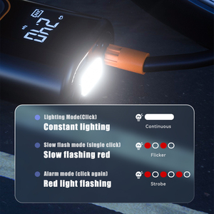 Máy bơm xe đạp không dây, sạc USB, áp suất cao, di động, kỹ thuật số năm 2024 đang được bán - Product Image 3