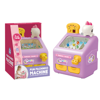 Jeu de flipper de table pour enfants, jouet avec design de figurines de dessins animés, compteur de score numérique, lumière et son interactifs, jeu familial