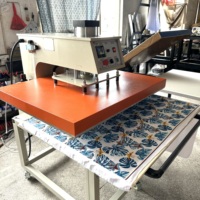 Top gewaardeerde 50*60 luchtgedreven warmteoverdrachtsmachine digitale kleding sublimatieprinter voor kleding