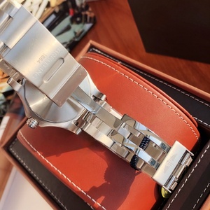 Reloj de pulsera de lujo retro de aviación para parejas, de acero inoxidable de alta calidad, con esfera de nácar y diamantes, mecánico e impermeable - Product Image 5