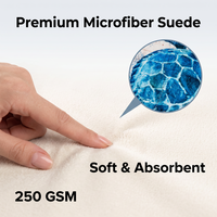 Poncho de surf personnalisé en microfibre suédée 200-250 GSM, serviette de bain à capuche imprimée numériquement pour sports nautiques et croisières