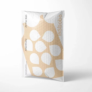 Enveloppe à bulles 150x100mm, sac à bulles blanc en kraft, enveloppe à bulles en PE recyclé, sacs postaux en coton - Product Image 1