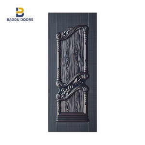 Hoja de acero estampada en relieve para puerta, diseño de lámina de hierro para puerta, de aluminio y acero - Product Image 2